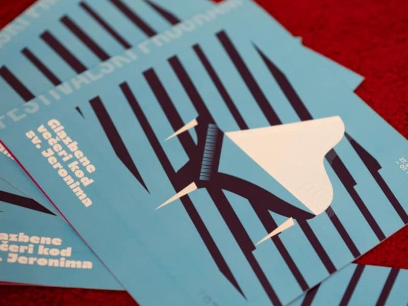 Glazbene večeri kod sv, Jeronima letak